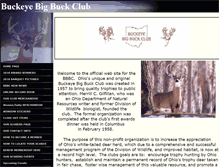 Tablet Screenshot of buckeyebigbuckclub.org